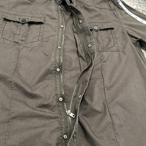 RW&CO size L, rifle green colour, shirt zip up jacket with snap closures - Picture 7 of 16